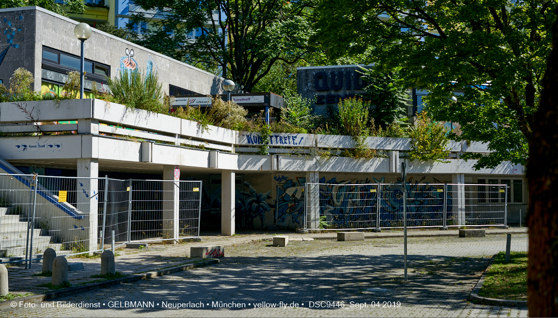 04.09.2019 - Einkaufs- und Wohnzentrum Quiddestraße in Neuperlach
